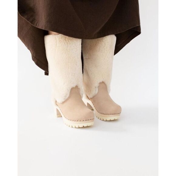No. 6 Shoes - Shearling Lined Tan Women's Boots